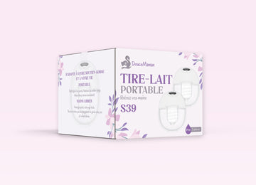 Coffret paire de tire-lait portable connecté 