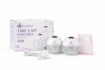 Tire-lait electrique portable S39 DouceMaman sans-fil et connecté